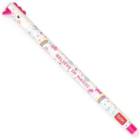 Regnbue enhjørning pen med blæk der kan viskes ud - Pink blæk