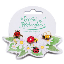 Ladybug Garden - 3 ringe til børn - Great Pretenders