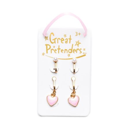 2 sæt Boutique Cute & Classy - Øreringe med clips - Great Pretenders