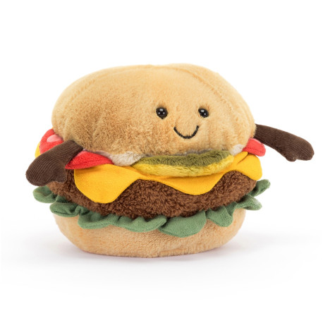 Burger - Amuseable bamse 11 cm - Jellycat