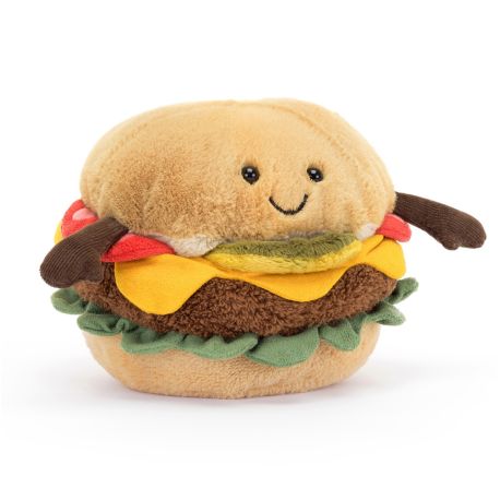 Burger - Amuseable bamse 11 cm - Jellycat