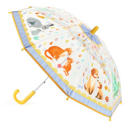 Mor & barn - Gennemsigtig paraply til børn - Djeco