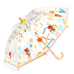Den lille kat - Gennemsigtig paraply til børn - Djeco