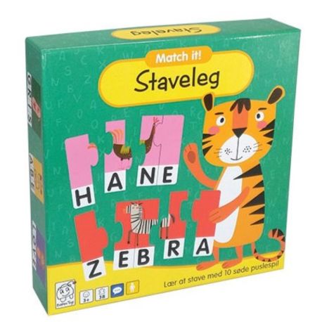 Staveleg - Lær at stave spil (3-6 år) - Barbo Toys