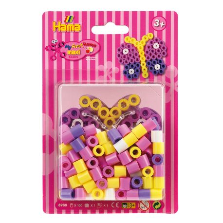 Lille sommerfugl - Maxi perler - Hama