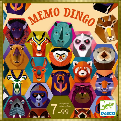 Memo Dingo memory - Huskespil (7-99 år) - Djeco