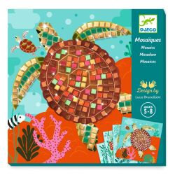 Smukke havdyr - Metallic mosaik (5-8 år) - Djeco