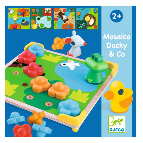 Ducky & Co - Stiftmosaik til de mindste (2+) - Djeco 