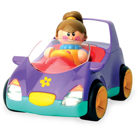 Elektrisk bil med pige, lys & lys - First Friends (1-5 år) - Tolo