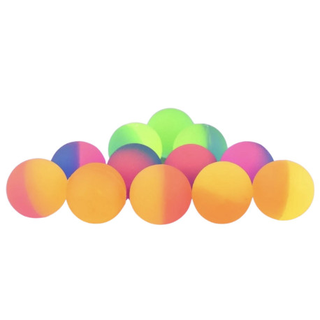 1 stk. Mini neon hoppebold - 2,5 cm - Assorterede farver