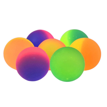 1 stk. Lille neon hoppebold - 2,7 cm - Assorterede farver