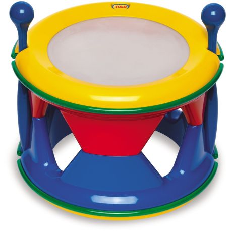 Dobbeltsidig tromme - Musikinstrument (18 mdr.- 5 år) - Tolo