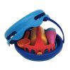 7-i-1 blå sammenklappelig spand med sandlegetøj - Compactoys