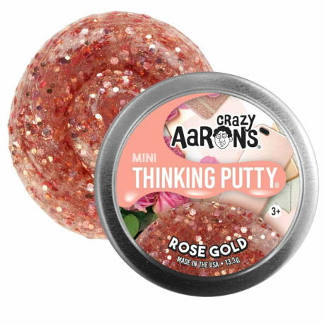 ROSE GOLD - Mini Thinking Putty slim - Crazy Aarons