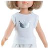 Nattøj med shorts & bluse - Dukketøj 32 cm - Paola Reina