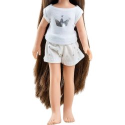 Nattøj med shorts & bluse - Dukketøj 32 cm - Paola Reina