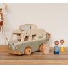 Vintage Autocamper & passagerer - Trælegetøj (18 mdr. -3 år) - Little Dutch