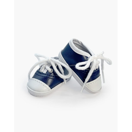 Blå sneakers - Dukkesko til 32 cm dukke - Minikane