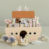 Noahs Ark i træ med 24 figurer - Little Dutch