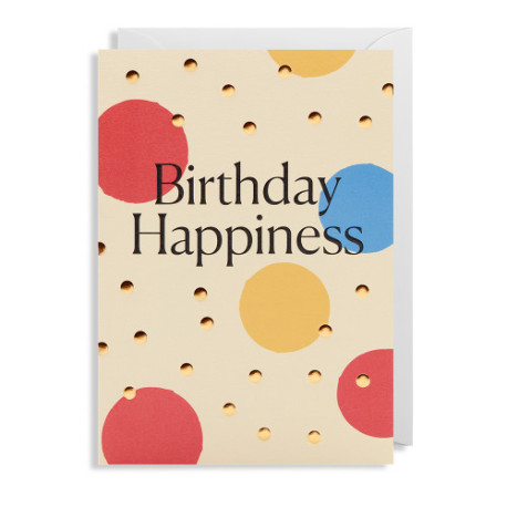 Birthday Happiness - Fødselsdagskort & kuvert - Lagom