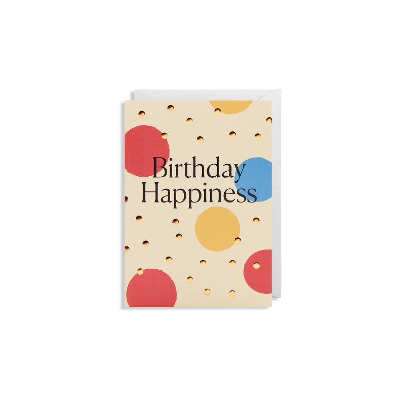 Birthday Happiness - Fødselsdagskort & kuvert