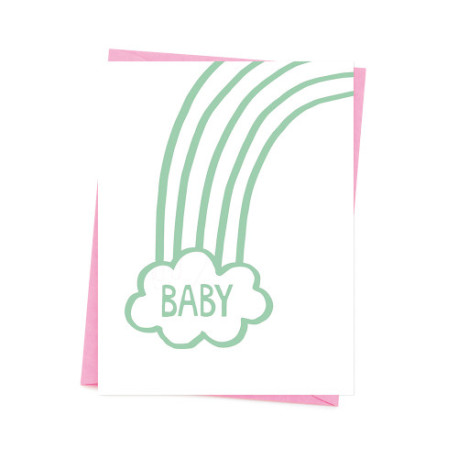 Rainbow Baby - Barselskort & kuvert - Ashkahn
