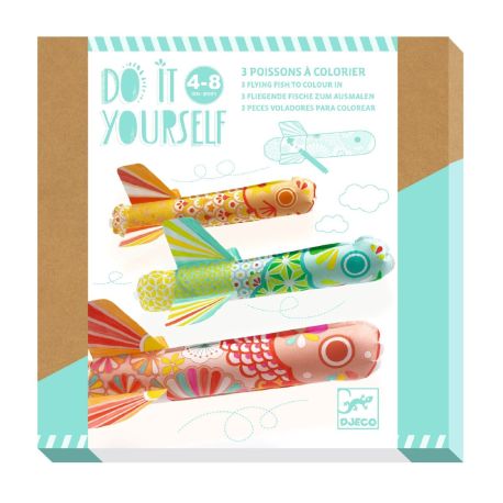 Flyvende fisk - DIY kreativ æske (4-8 år) - Djeco 