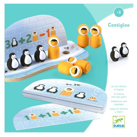 Contigloo regnespil - Lærespil (3-6 år) - Djeco
