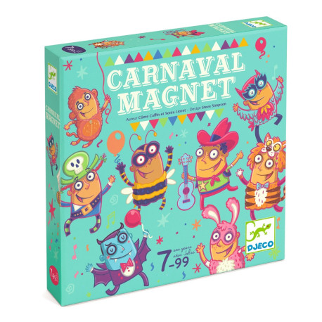 Carnaval Magnet - Observation & hurtighedsspil (7-99 år) - Djeco