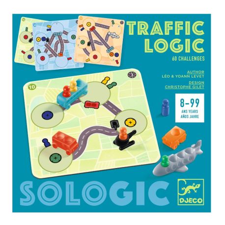 Traffic Logic - Hjernevrid med 30 udfordringer (8-99 år) - Djeco