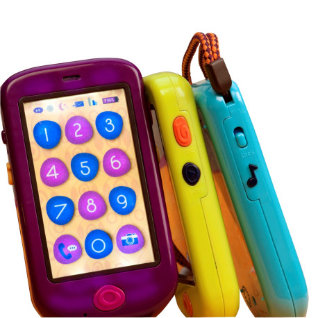 HIPhone mobiltelefon med optagefunktion & sange - Assorterede farver - B. Toys