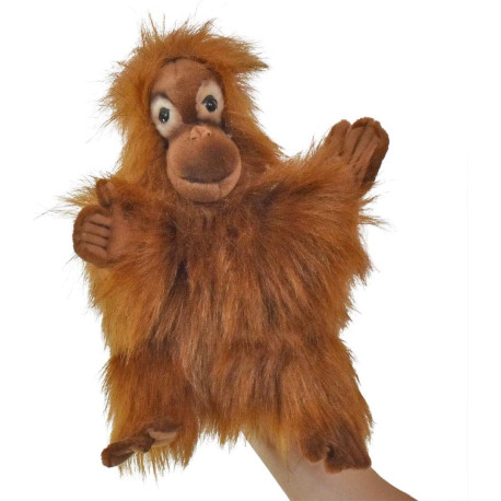 Orangutang baby hånddukke 25 cm - Hansa