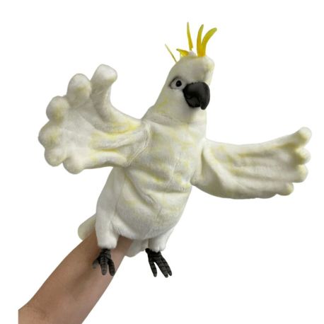 Kakadue hånddukke 43 cm - Hansa