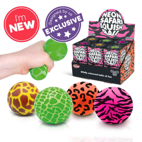 1 stk. Safari Squeeze bold - Assorterede designs - One for Fun