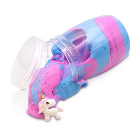 1 stk. Unicorn Rainbow Putty med hemmelig figur - Assorteret - One for Fun
