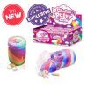 1 stk. Unicorn Rainbow Putty med hemmelig figur - Assorteret - One for Fun