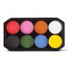 Stor sminkefarve palette - 8 farver - Snazaroo