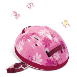 Blomstret cykelhjelm til dukke - Götz