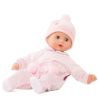 Lyserød sparkedragt med strikket hue - Dukketøj (30-33 cm) - Götz