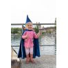 Blå troldmandskappe & hat - Udklædning (4-6 år) - Great Pretenders