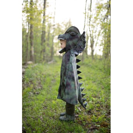 Dilophosaurus kappe & kløer - Udklædning (7-8 år) - Great Pretenders