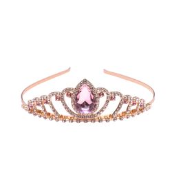 Royal tiara hårbøjle med diamanter - Great Pretenders 