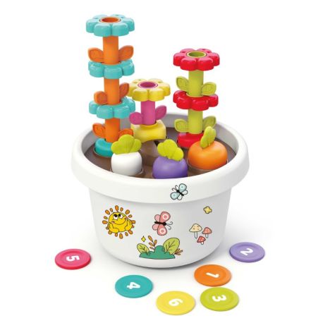 Blomst aktivitetslegetøj med magneter (1-2½ år) - Kinder & Kids