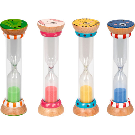 Lille timeglas med dyr til tandbørstning - Assorterede design - Spiegelburg