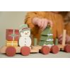 Stabletog med julemotiv - Trælegetøj (12 mdr.-3 år) - Little Dutch