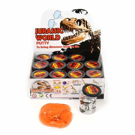 Putty slime med dinosaur skelet - Assorterede design