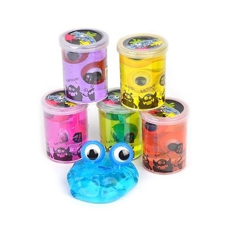 Monster slime med øjne - Assorterede farver