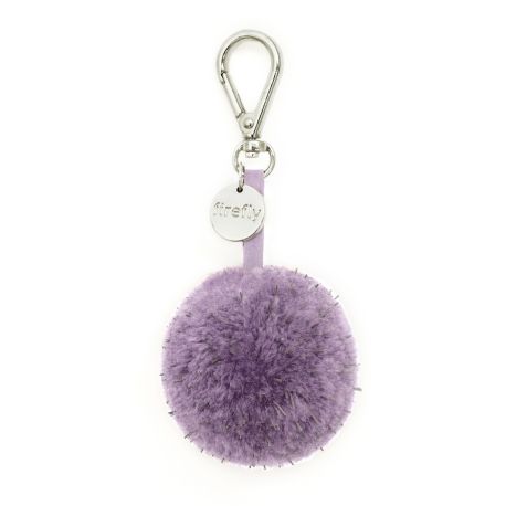 Lilla Pompom refleks - Nøglering & taskepynt - Firefly Reflectors