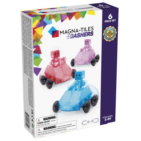 Dashers biler & figurer (6 dele) - Magna-Tiles