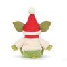 Grizzo Gremlin med nissehue og sweater - Bamse 27 cm - Jellycat